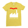 factory records   retro record label   mens music Ladies Fitted T-Shirt