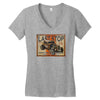 last stop hot rod repair sign, ideal birthday gift or present Women's V-Neck T-Shirt