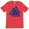 valknutr knoten der gefallenen odin nordisch symbol aspekte wotan T-Shirt