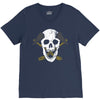 skull axe V-Neck Tee