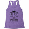 queens are born in january (2) Racerback Tank
