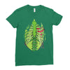 skeletal halloween Ladies Fitted T-Shirt