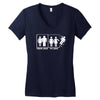 lgbt lesbian solve love pride Women's V-Neck T-Shirt