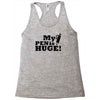 huge pen Racerback Tank