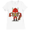 march of the monsters day 31 Ladies Fitted T-Shirt