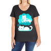 world domination Ladies Curvy T-Shirt