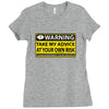at your own risk Ladies Fitted T-Shirt