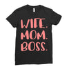 wife boss mom Ladies Fitted T-Shirt