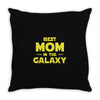 Best Mom in the Galaxy Throw Pillow