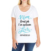 Mom Great Job I'm Awesome Love Happy Mother's Day Ladies Curvy T-Shirt