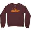 new rocky balboa stallone dark blue logo movie Crewneck Sweatshirt