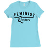 feminist queen Ladies Fitted T-Shirt