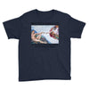 Michelangelo Creation of Adam Youth Tee