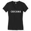 chicana eroded Women's V-Neck T-Shirt