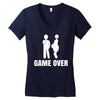 game over Women's V-Neck T-Shirt