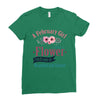 A February Girl Like A Flowers Ladies Fitted T-Shirt