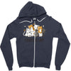 crazy cat lady Zipper Hoodie