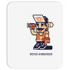 never surrender Mousepad