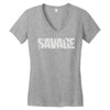 savage Women's V-Neck T-Shirt