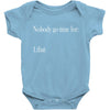 nobody Baby Bodysuit