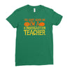 kindergarten teacher Ladies Fitted T-Shirt