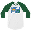 rose's green 3/4 Sleeve Shirt