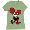 mickey mau5 Ladies Fitted T-Shirt