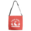 This Girl Loves Pomeranian Adjustable Strap Totes