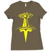 tees for the tesla museum! Ladies Fitted T-Shirt