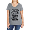 Life After Death Mess With My Mom Ladies Curvy T-Shirt