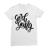 girl gang 2 Ladies Fitted T-Shirt
