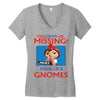 Sherlock Gnomes Women's V-Neck T-Shirt