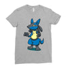 aura peeker Ladies Fitted T-Shirt