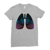 Lungs Ladies Fitted T-Shirt