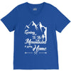 Going To The Mountains Is Going Home V-Neck Tee