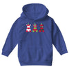 Three Cute But Angry Unicorn Youth Hoodie