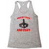 gaming hold and play Racerback Tank