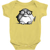 nerd penguin Baby Bodysuit