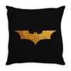 Batman Gold Logo Throw Pillow