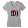 pioneer pro dj music system logo Women's V-Neck T-Shirt