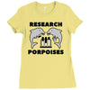 research porpoises Ladies Fitted T-Shirt