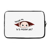 October Peeking Out Baby Boy Laptop sleeve