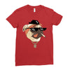 pug life Ladies Fitted T-Shirt