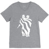 american flag soldier V-Neck Tee