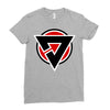 red black zero Ladies Fitted T-Shirt