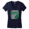 talk to myself fishing Women's V-Neck T-Shirt