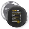 Gemini Facts Servings Per Container Pin-back button