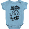 cootie shot (black) Baby Onesie