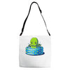 call of the kiddie pool Adjustable Strap Totes