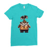 Wall-E Friends Groot Ladies Fitted T-Shirt